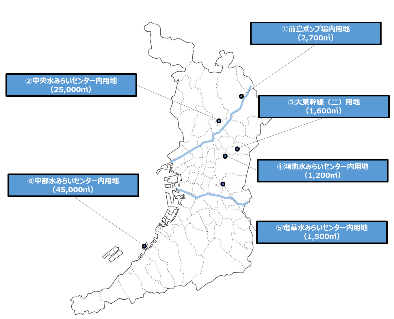 貸付検討箇所図