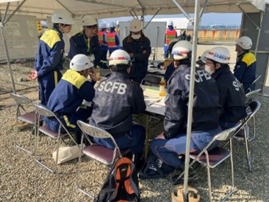 堺泉北・現地連絡所設置訓練