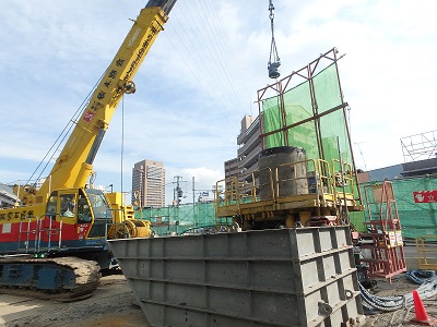 支柱建設工事【荒本西工区その1】02