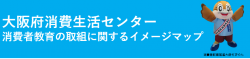大阪府消費生活センター消費者教育の取組に関するイメージマップ