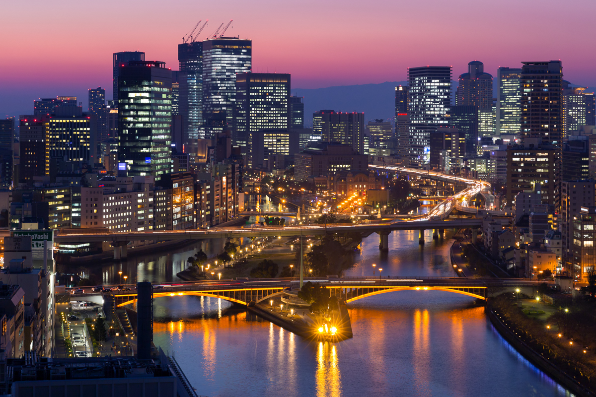 （写真）水都大阪の夜景