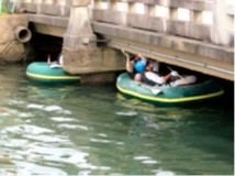 ボートによる点検