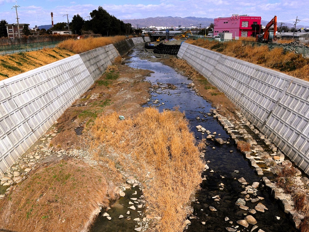 千里川護岸更新