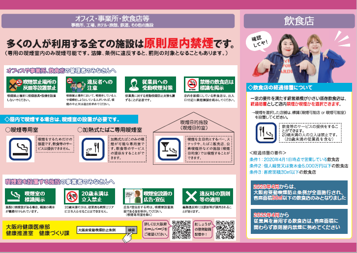 3つ折りリーフレット裏