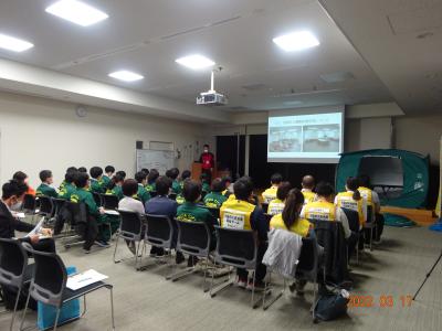 池田市防災訓練の様子の写真