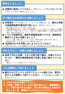 家庭内でご注意いただきたいこと8つのポイント2