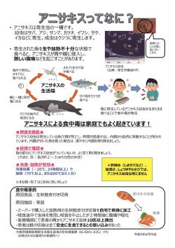 焼かぬならよく見て注意アニサキスの画像（裏）