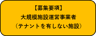 テナントを有しない施設