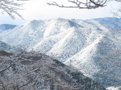 二上山の雪景色