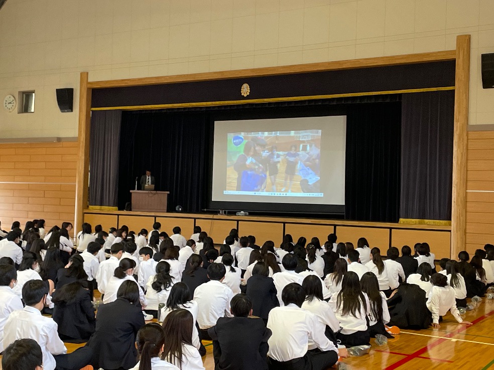 6月1日住吉商業高等学校での授業風景2