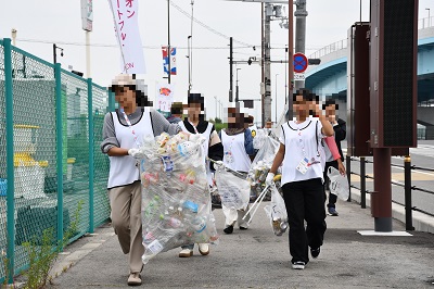 イオンディライトのスポGOMIの様子