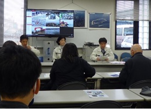 大阪湾広域臨海環境整備センター大阪沖埋立処分場の見学