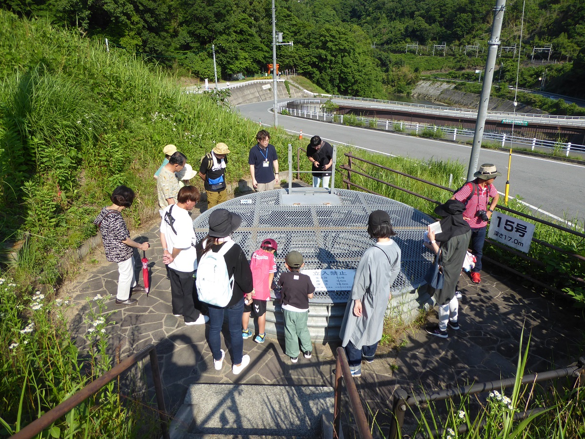 集水井の見学