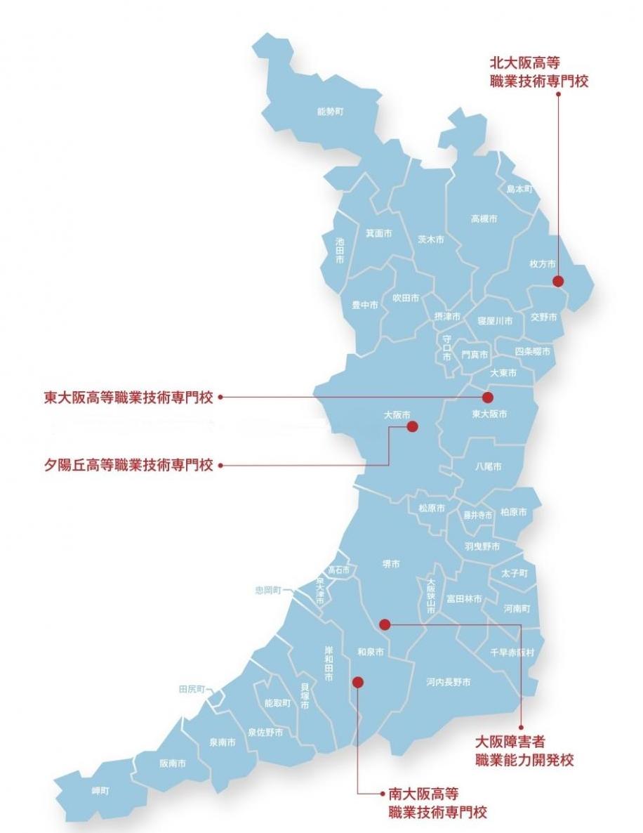 勤務先の地図