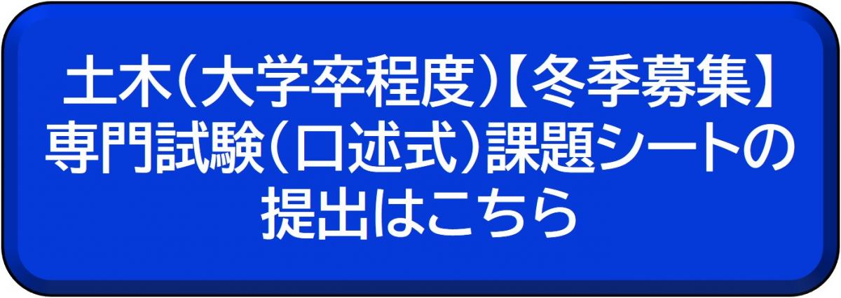 土木(大学卒程度)【冬季募集】専門試験（口述式）課題シートの提出はこちら