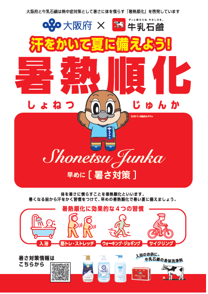 暑熱順化啓発資料の表面