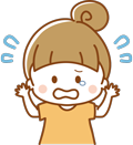 泣いている子どものイラスト