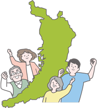 大阪府民のイラスト